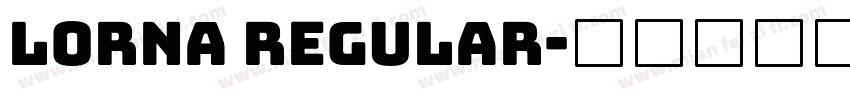 Lorna Regular字体转换